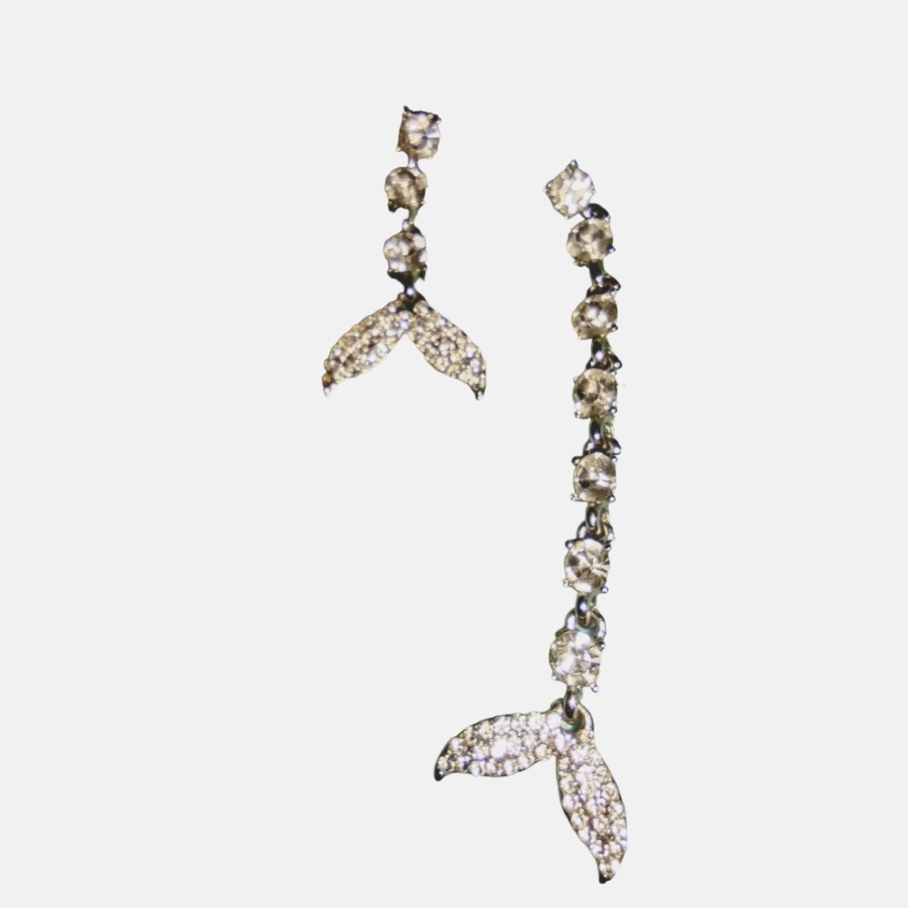 💋Faux Diamond Mermaid Tail Earrings💋